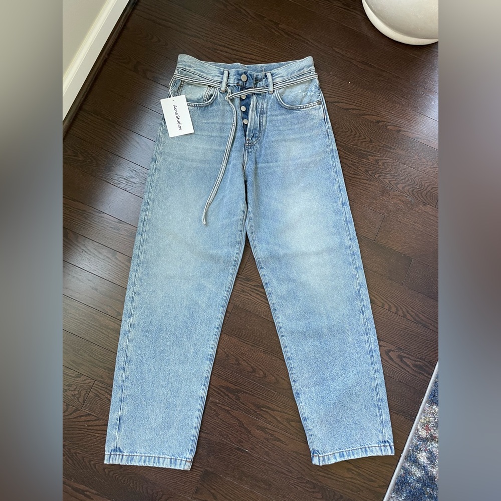 NWT Acne Studios 1991 Toj Jeans Light Blue size 26 x 32